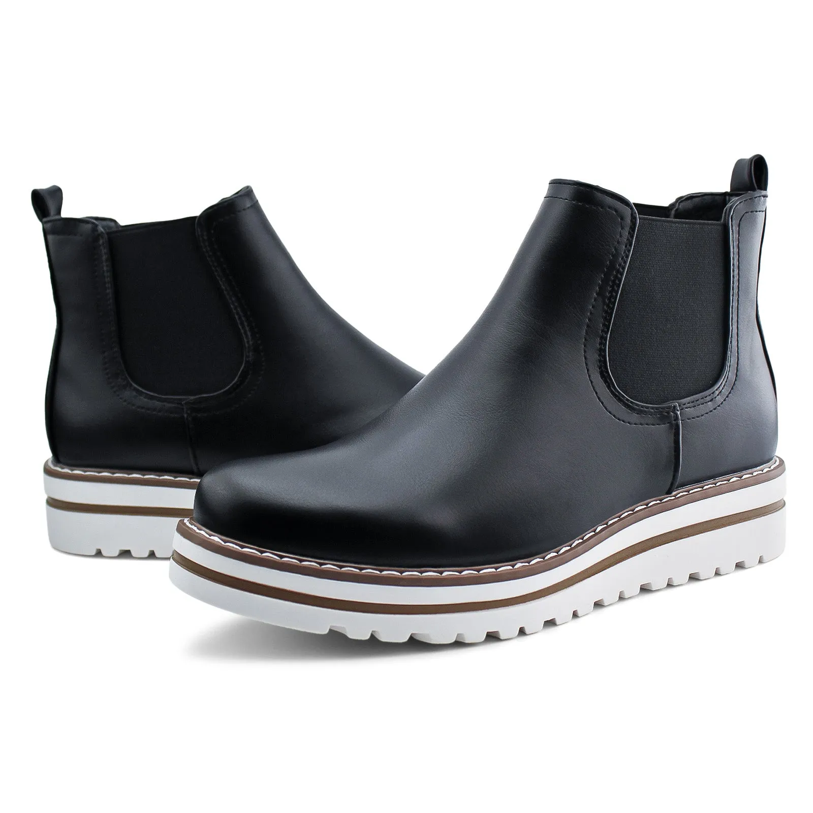 Womens Chelsea Elastic Ankle Boots