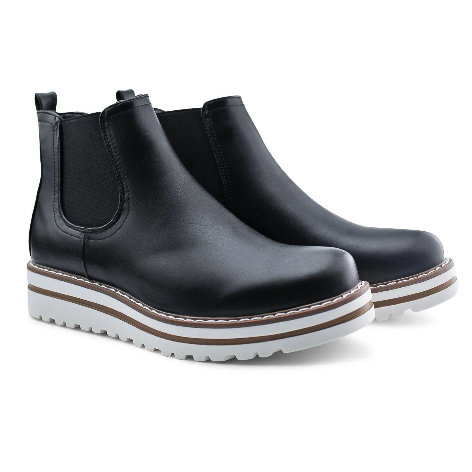 Womens Chelsea Elastic Ankle Boots