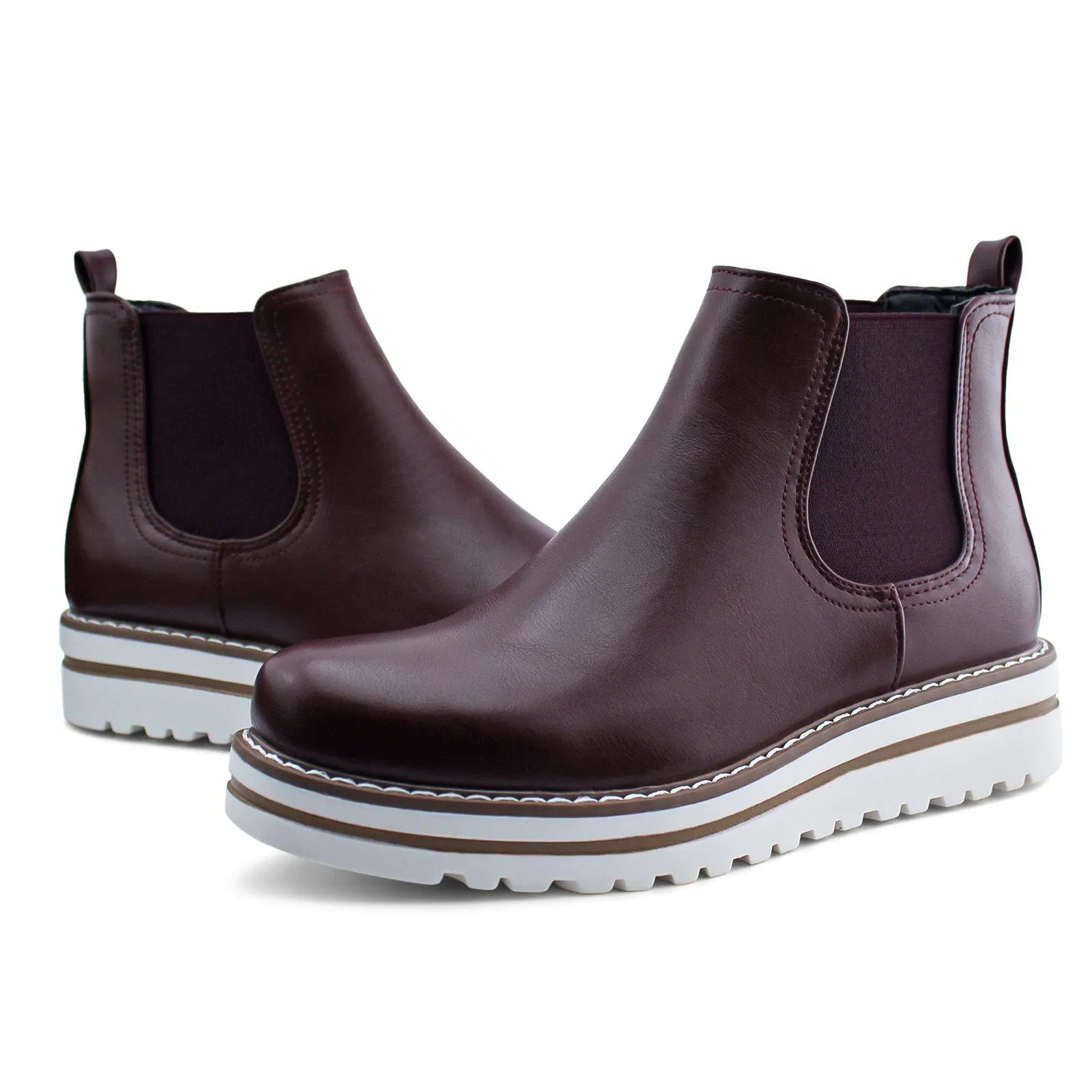 Womens Chelsea Elastic Ankle Boots