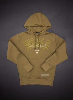 WORLD DOMINATION HOODIE - OLIVE