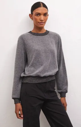 ZSU Russel Cozy Pullover in Charcoal Gray